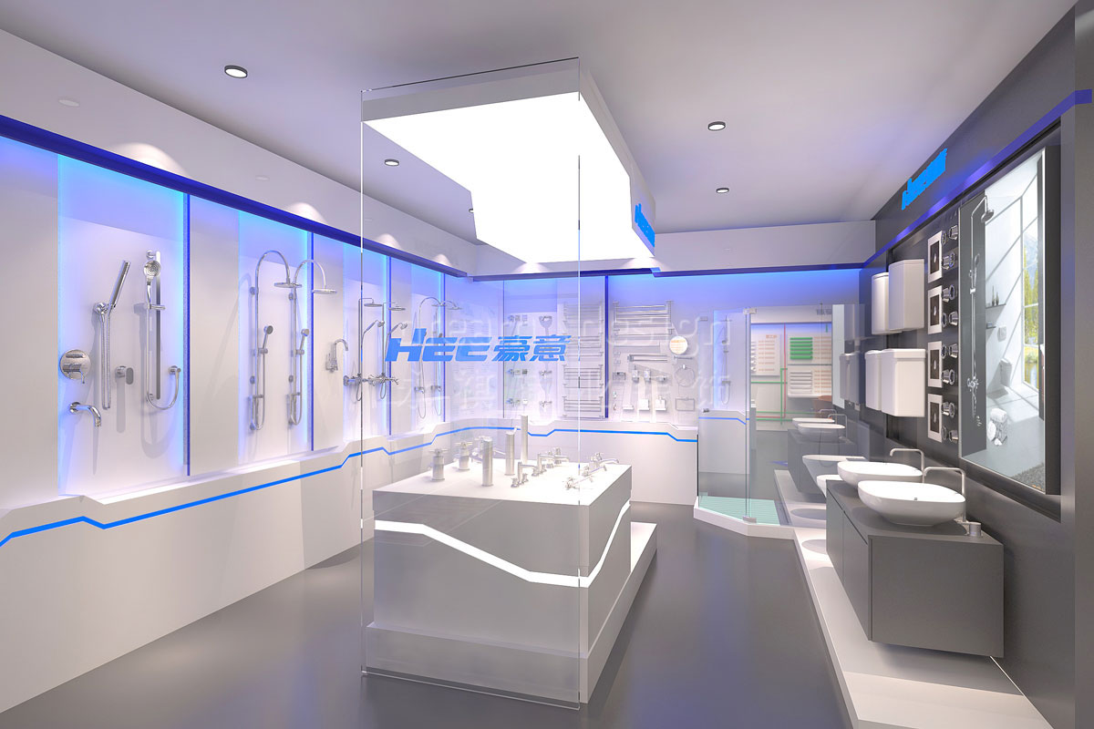 長(zhǎng)沙展廳門面設(shè)計(jì)案例_長(zhǎng)沙電器展廳裝修_長(zhǎng)沙展廳設(shè)計(jì)效果圖_永祺商業(yè)裝飾